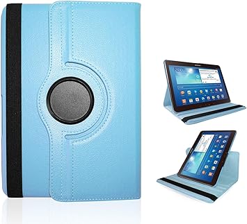Amazon Com Roocase Samsung Galaxy Tab 3 10 1 Galaxy Tab 4 10 1 Case Executive Portfolio Leather 10 1 Inch 10 1 Cover With Landscape Portrait Typing Stand Hand Strap Black With Auto Wake Sleep Cover Computers Accessories