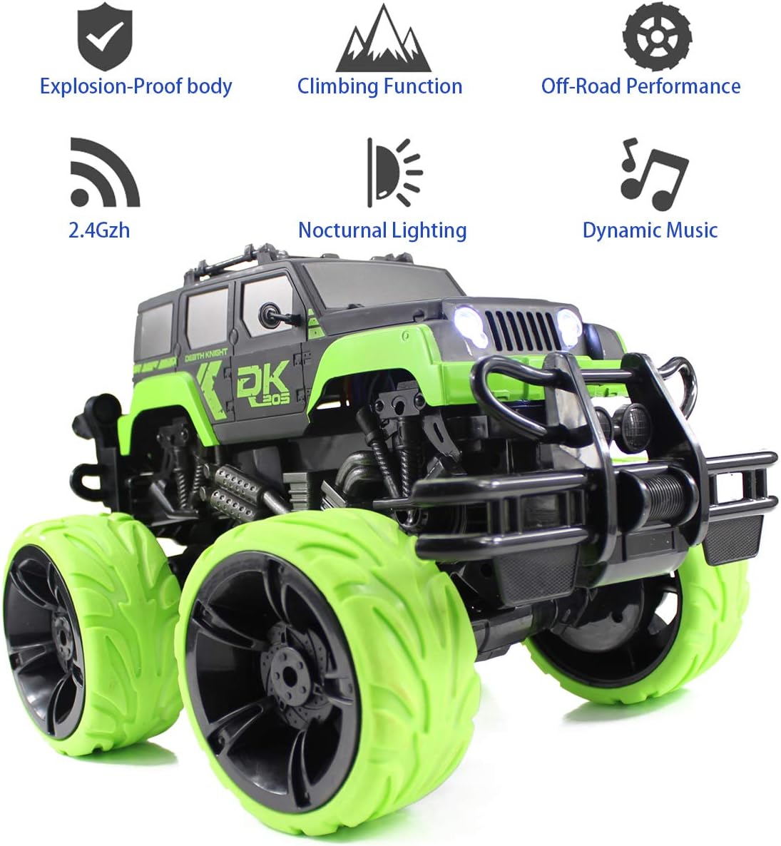 rc monster spinning truck