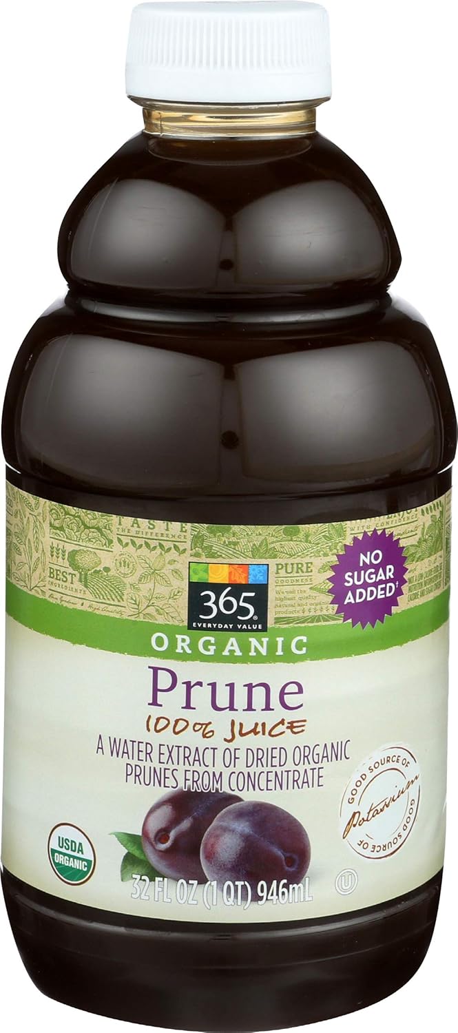 365 Everyday Value, Organic 100 Juice, Prune, 32 fl oz