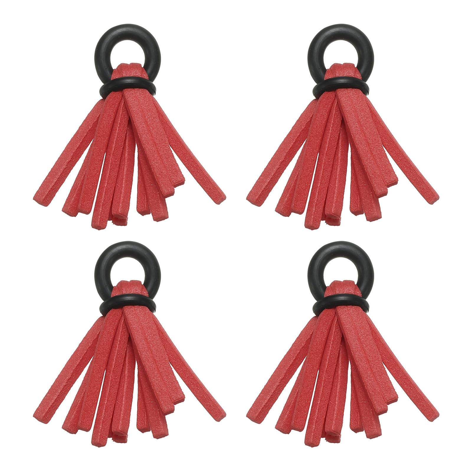 PATIKIL 1.14" Strike Indicators Fly Fishing, 4 Pcs Stream Floating Hook Positioning Fishing Bobber Strike Indicator Fly Fishing Indicator Floats Foam Strike Indicator, Red