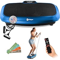 LifePro 3D Vibration Plate Exercise Machine -Dual Motor Oscillation Vibration Plate Machine with Lateral & 3D Motion -Whole B
