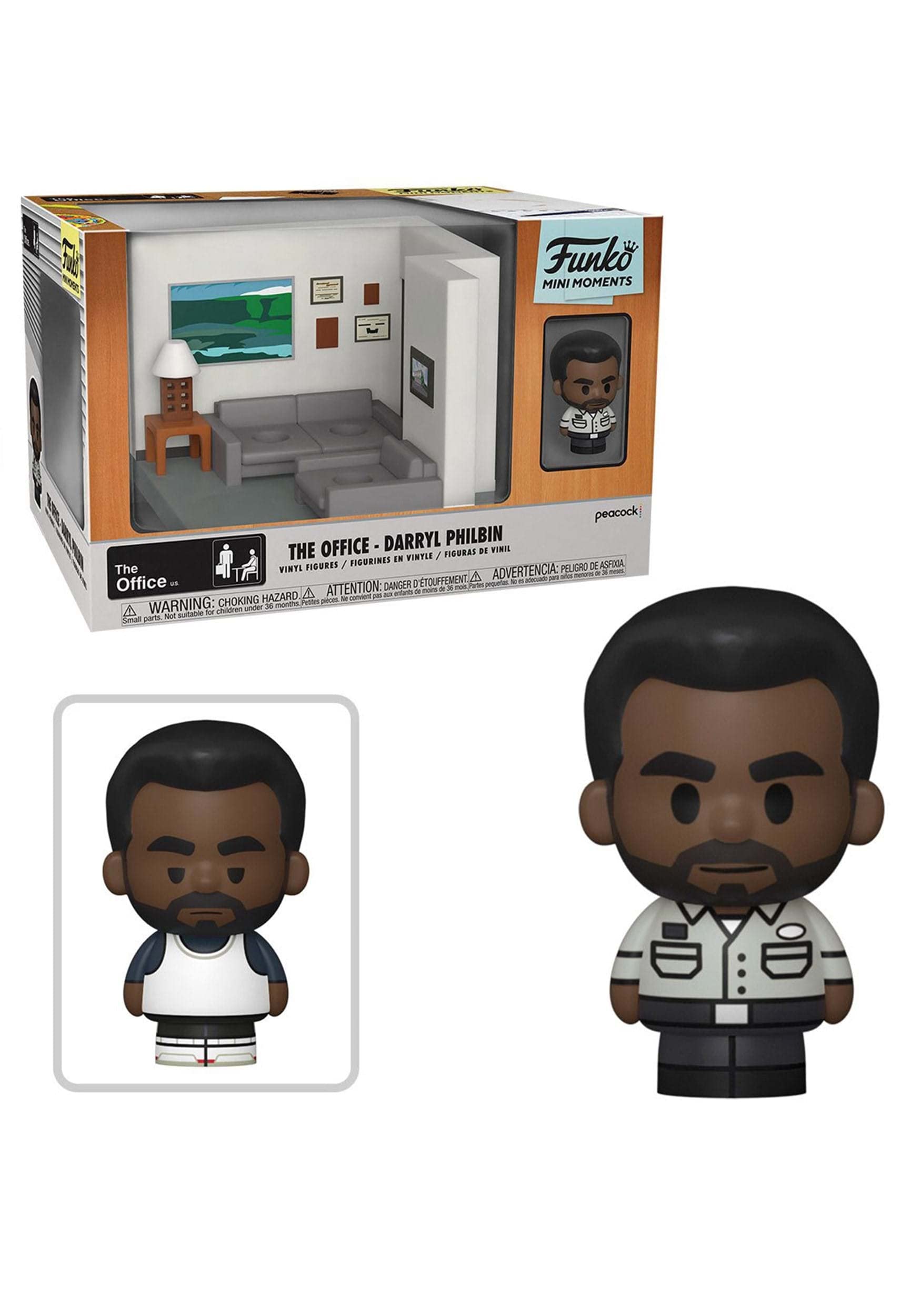 Funko Diorama: the Office - Front Space Scene - Darryl - Collectable Vinyl Figure - Gift Idea - Official Merchandise - Toys for Kids & Adults - TV Fans - Model Figure for Collectors and Display