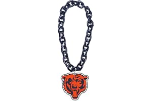 Aminco NFL Chicago Bears Bear Head Fan Chain, Navy