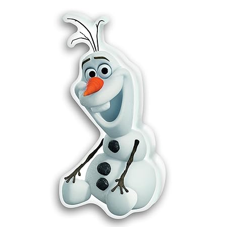 Frozen Disney Cuscino A Forma Di Olaf Il Pupazzo Di Neve 40 Cm