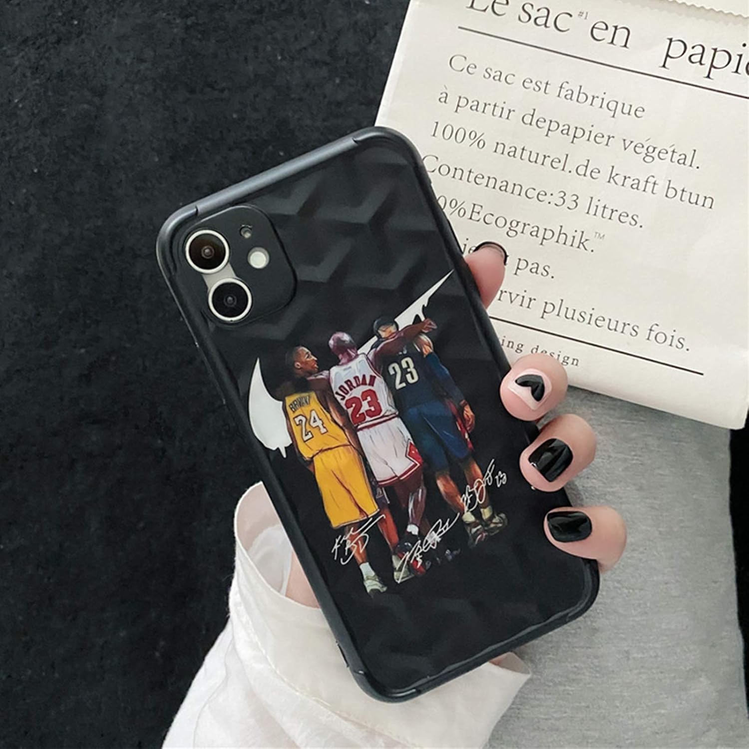 FGHYU Kobe James Jordan Mobile Phone Case, kompatibel mit iPhone iPhone