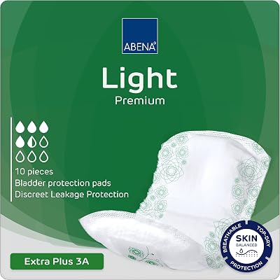 ABENA Light Extra Plus 3A Maxi Pads Pack of 10 650ml Incontinence Sanitary Pads