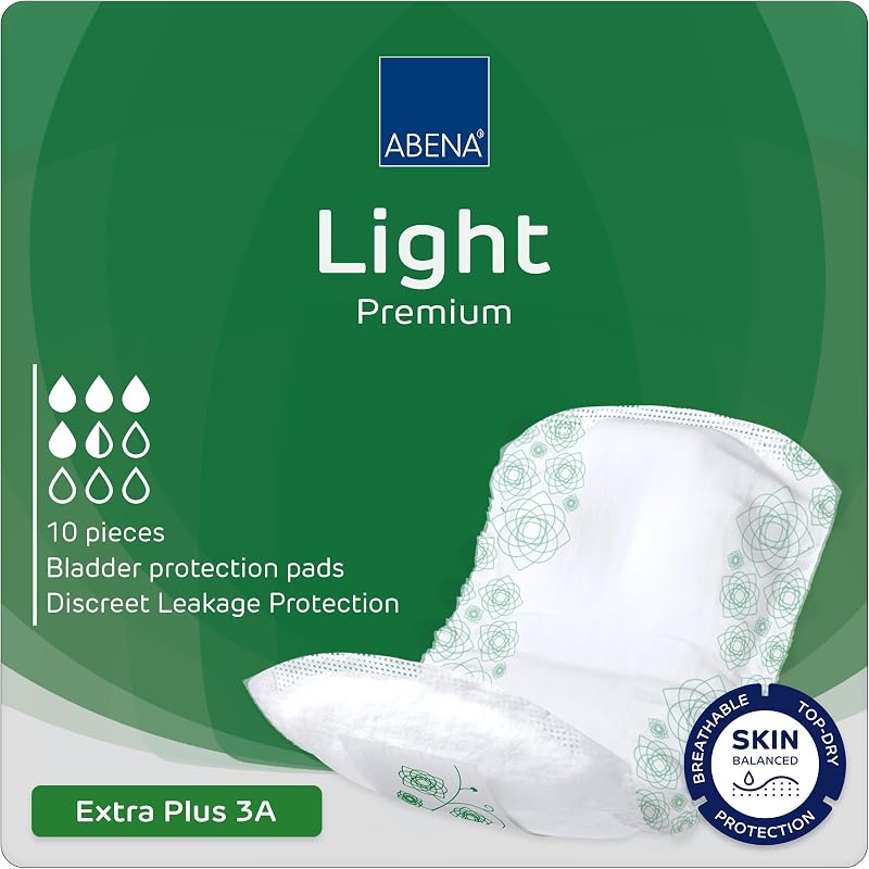 ABENA Light Extra Plus 3A Maxi Pads Pack of 10 650ml Incontinence Sanitary Pads