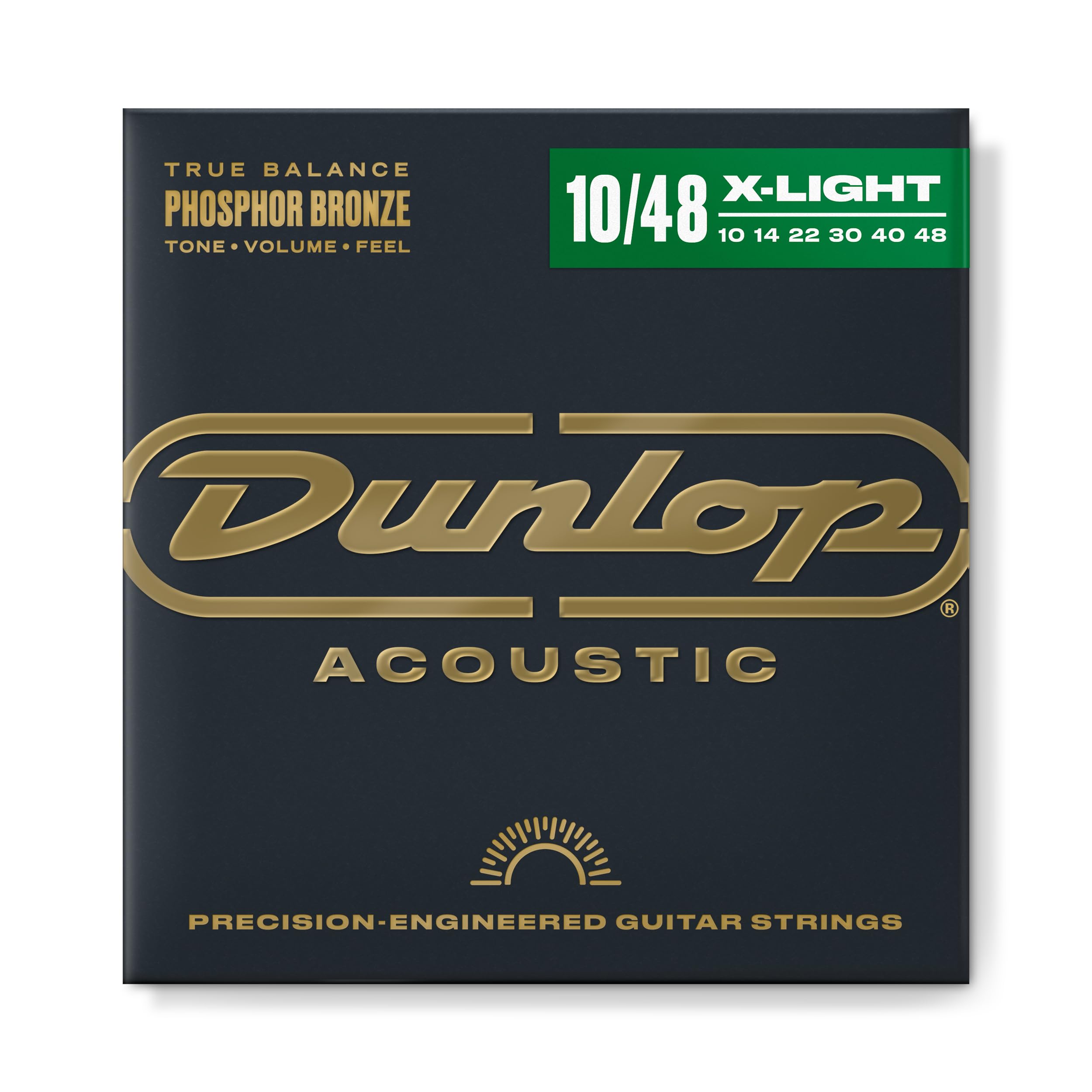 Dunlop DAP1048 Phosphor Extra Light 10-48 Acoustic Guitar Strings
