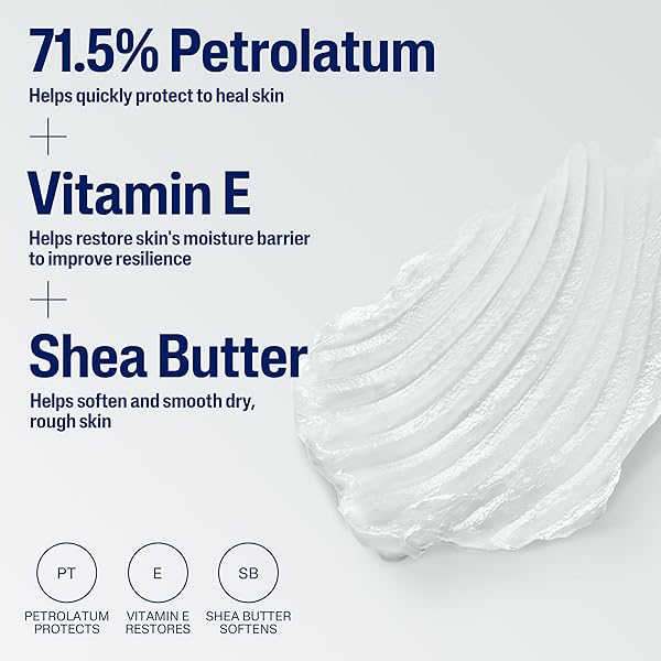 CETAPHIL HEALING OINTMENT, 12 OZ, FOR DRY, CHAPPED, IRRITATED SKIN, HEALS AND PROTECTS, SOOTHES CRACKED HANDS AND CHAPPED LIPS, HYPOALLERGENIC, FRAGRANCE FREE