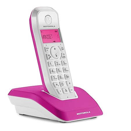 Motorola Startac S1201 DECT Schnurlostelefon (Analog, Freisprechen, ECO-Modus, Displaybleuchtung auf Gerätefarbe abgestimmt) 