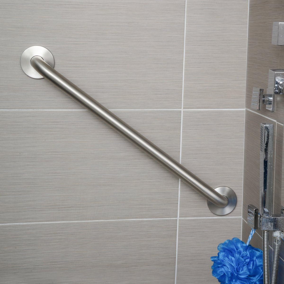 Basics GBAR-150-18 Grab Bar, 18-Inch, Stainless Steel: Home Improvement