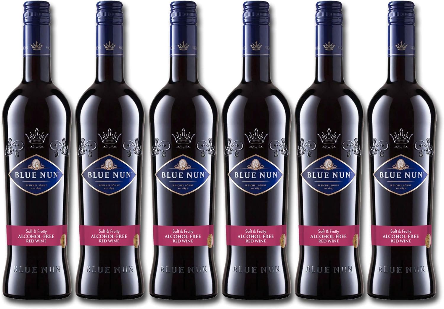 Blue Nun lieblicher Rotwein - Wein alkoholfrei