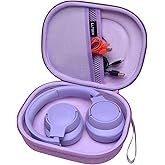 LTGEM EVA Hard Case Compatible with JBL Live 770NC/660NC/650BT/460NC/670NC/400BT/500BT and JBL Tune 770NC/710BT/720BT/760NC/700BT/750BT/510BT/660NC/520BT/500/Tour One/E45BT Headphone(Purple)
