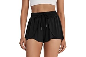 Blaosn Flowy Athletic Shorts for Women Gym Yoga Workout Running Short Pants Tennis Skort Skirt Cute Clothes Casual Summer