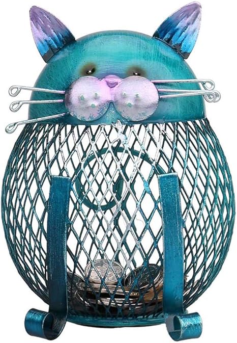 Amazon Co Jp Tooarts 猫小銭ボックス 貯金箱 動物の置物