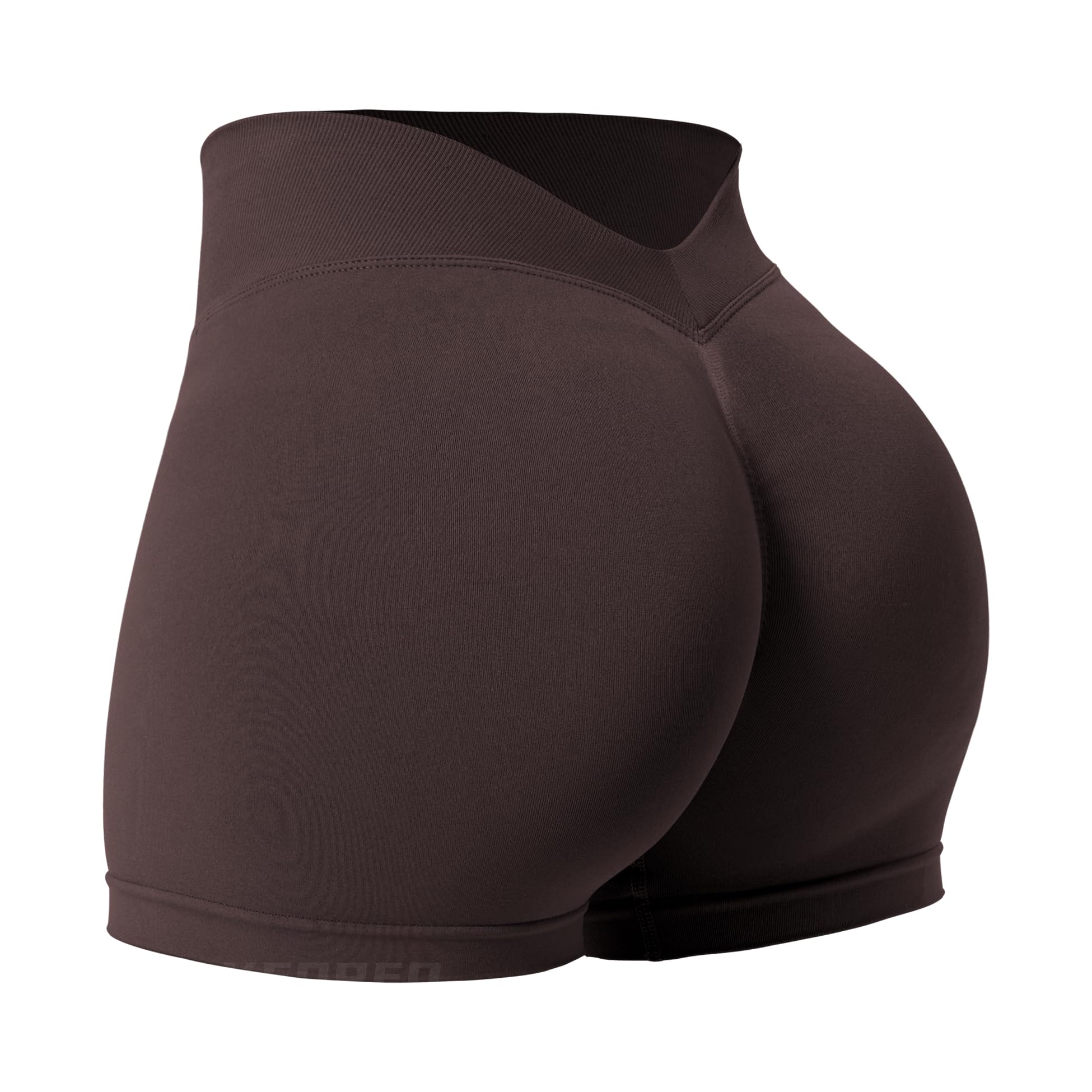 YEOREO Workout Scrunch Shorts Women V Back Gym Butt
