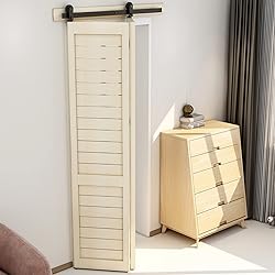 CCJH 36" Bi-Folding Sliding Barn Door Hardware Kit
