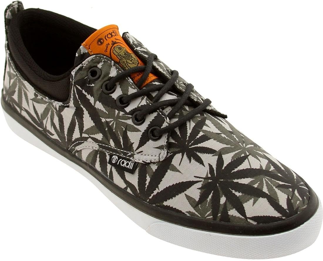 Radii Mens Jax Black Weed Camo Low Top Shoes