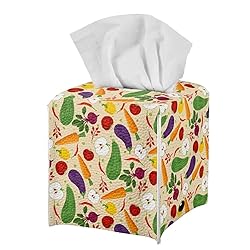 Talayituse Vegetables Fruits Pattern Tissue Box
