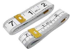 Tailor Measuring Tape, 2PCS Sot Measuring Tape, 60” Measuring Tap for Body Cloth Sewing, Centimeter and Inch Tape Measuring, 