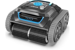 (2024 Upgrade) WYBOT S1 Premium Wall Climbing Cordless Pool Vacuum, Robotic Pool Cleaner Pool Robot with Smart Mapping, Powerful Suction, APP Mode, 180mins Runtime, Fast Charing Fit for Inground Pools