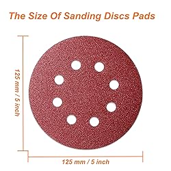 50Pcs 125mm 8 Holes Sanding Discs Pads Sanding