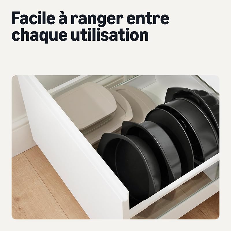 Moule à Charnière Antiadhésif, Passe au Four et au Lave-Vaisselle, 25,4cm — photo 6 sur 7