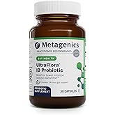 Metagenics UltraFlora IB Probiotic - 60 Bil. CFU - Relief for Occasional Intestinal Distress* - Supports Digestive Health, Bloating & Gut Balance* - Lactobacillus & Bifidobacterium Blend - 30 Capsules