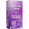 Let's Get Deep by Relatable, A Question Card Game for Couples, Great for Date Night Ideas, Couples Gifts, Wedding Gifts, and 
