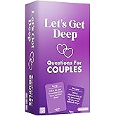 Let's Get Deep by Relatable, A Question Card Game for Couples, Great for Date Night Ideas, Couples Gifts, Wedding Gifts, and Long Distance Relationship Gifts, Includes 200 Cards to Build Up Intimacy
