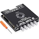 ZK-HT21 Bluetooth Amplifier Board 160W×2+220W Subwoofer 2.1 Channel Audio Amplifier Bluetooth Module with Treble and Bass Control,AUX/Bluetooth/USB Inputs for Passive Speakers