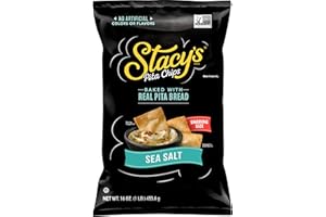 Stacy's Simply Naked Party Size Pita Chips, 18 Ounce