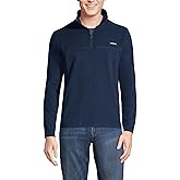 Lands' End Men's Anyweather Fleece Quarter Zip Pullover