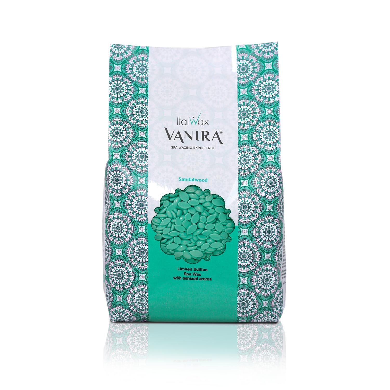 Italwax Vanira Sandalwood – 1Kg (2.2 lbs) Hard Wax Beads for Professional Hair Removal – Ideal for SPA Waxing – Warm Sandalwood Scent