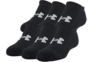 Under Armour Kids' Training Cotton No Show Socks, Multipairs