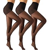 leg elegant 3 Pairs 20D Women's Sheer Tights Ultra Sheer Pantyhose with Control Top