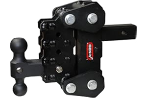 GEN-Y Hitch - Phantom-XT Torsion-Flex Hitch with Dual Ball Mount for 2" Receiver - 4.25" Drop - 10K LBS Towing Capacity - 1K 