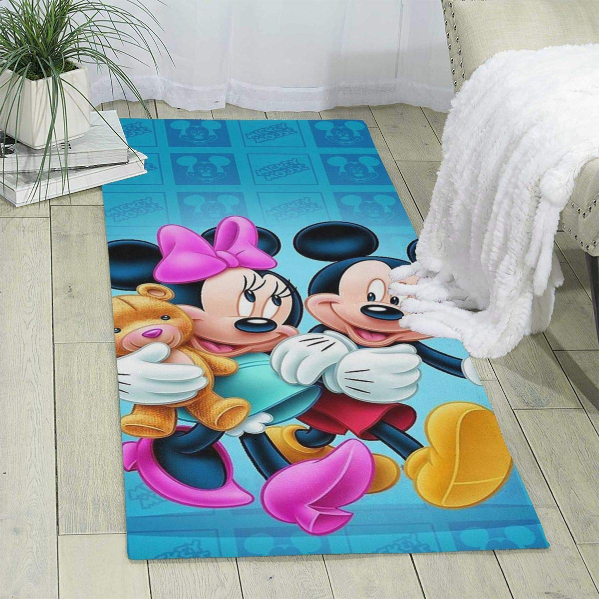 Amazon Com Lcx0d Carpet Trendy Mickey And Minnie Mouse