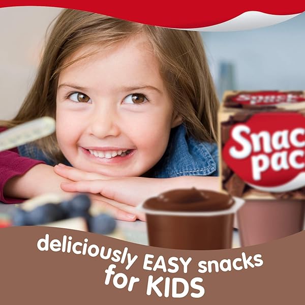 SNACK PACK MILK CHOCOLATE AND CHOCOLATE FUDGE/MILK CHOCOLATE PUDDING, 4 COUNT PUDDING CUPS