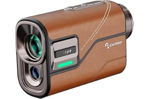 DORMIE T80 Mini Golf Rangefinder with Slope,1000 Yards Type-C Rechargeable Rangefinder, 7X Magnification, Slope Compensation,