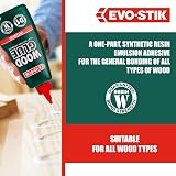 EVO-STIK Wood Glue 500ml Interior Extra Strong Fast Setting Clear Dry view 5