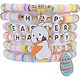 Ardorchid USA Flag Bracelets Valentine's Day Heishi Bracelets St. Patrick's Mardi Gras Beaded Bracelets Easter Rainbow Juneteenth Rasta Bracelets