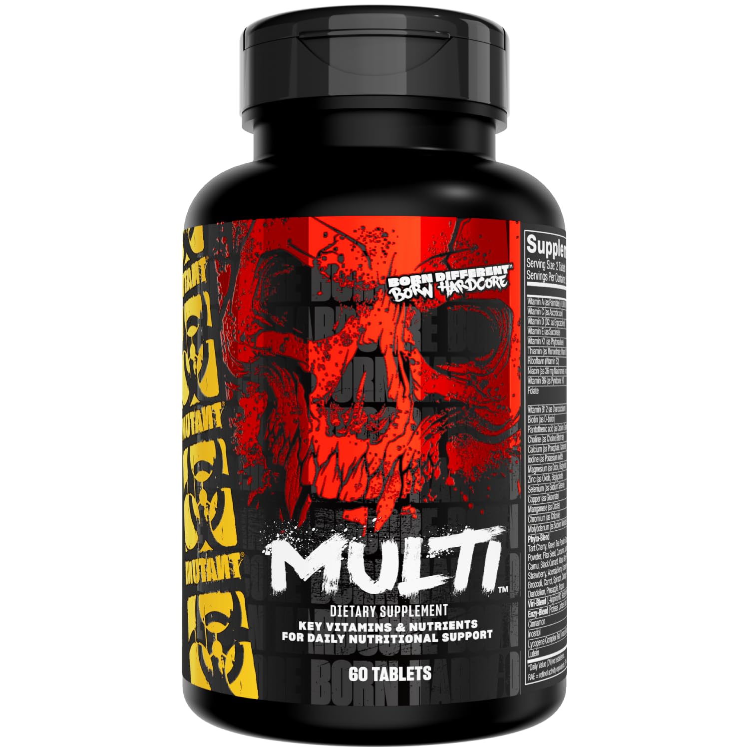 MUTANT Multi - High Potency Vitamins with 75+ Ingredients | Specifically Formulated for Heavy Lifting | 60 Tablets
