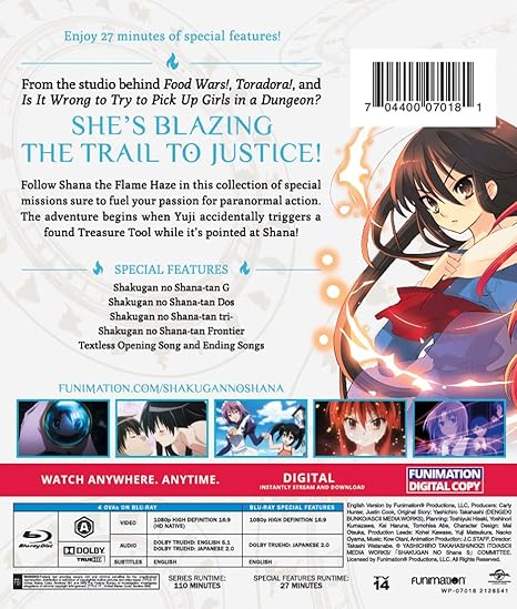 Amazon Com Shakugan No Shana S Ova Series Blu Ray Josh