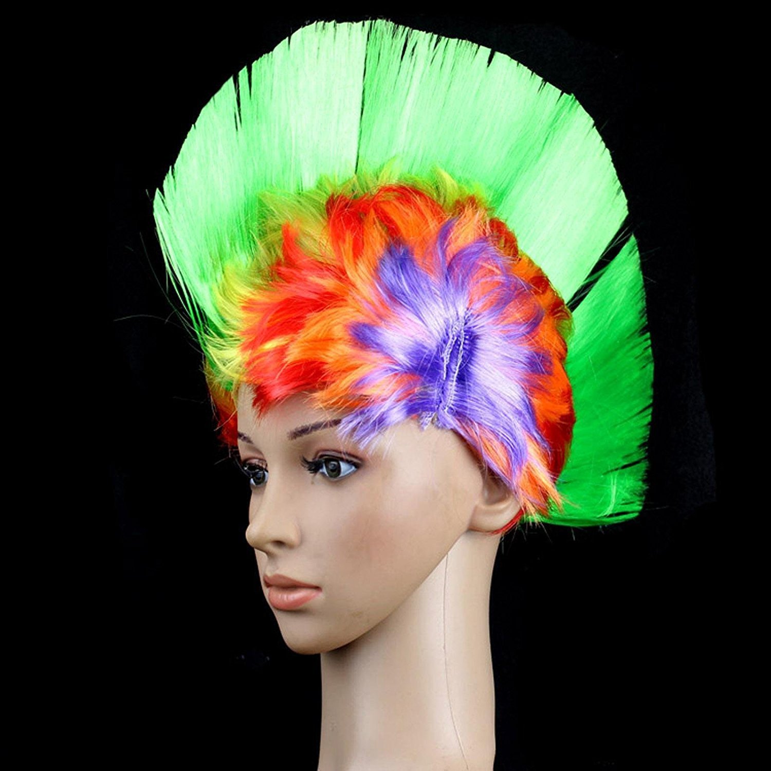 Buy Smartcraft Mens Womens Multi Colored Parrot Hair Wigs Fancy