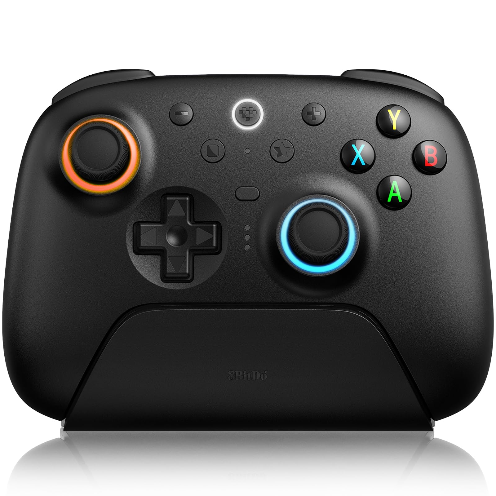 8BitDo Ultimate 2 Wireless Controller, Game Gamepad for PC Android Steam Deck with TMR Joysticks, Switchable Hall Effect/Tactile Triggers, RGB Fire Ring, PC Steam Gamer Gift