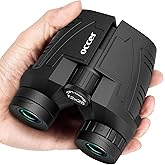 Occer 12x25 Compact Binoculars for Adults Kids, Small Binoculars with Large Clear Low Light Vision,High Power Lightweight Bin