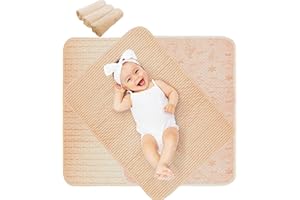 Changing Pad Liners 3PCS Baby Changing Mat Waterproof Portable Absorbent Soft Cotton Changing Table Cover for Home and Travel