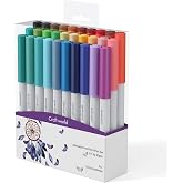 CRAFT WORLD 0.4 Tip Fine Point Pens for Cricut Maker 3/Maker/Explore 3/Air 2, Ultimate Fine Point Pens Set of 30 Pack Assorte