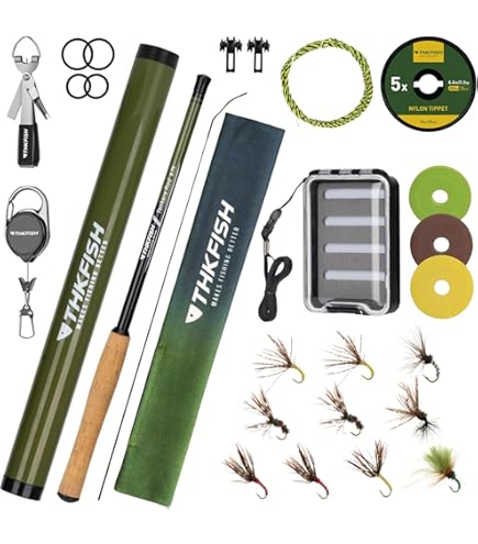 Amazon.com: PLUSINNO Fly Fishing Rod and Reel Combo, 4 Piece